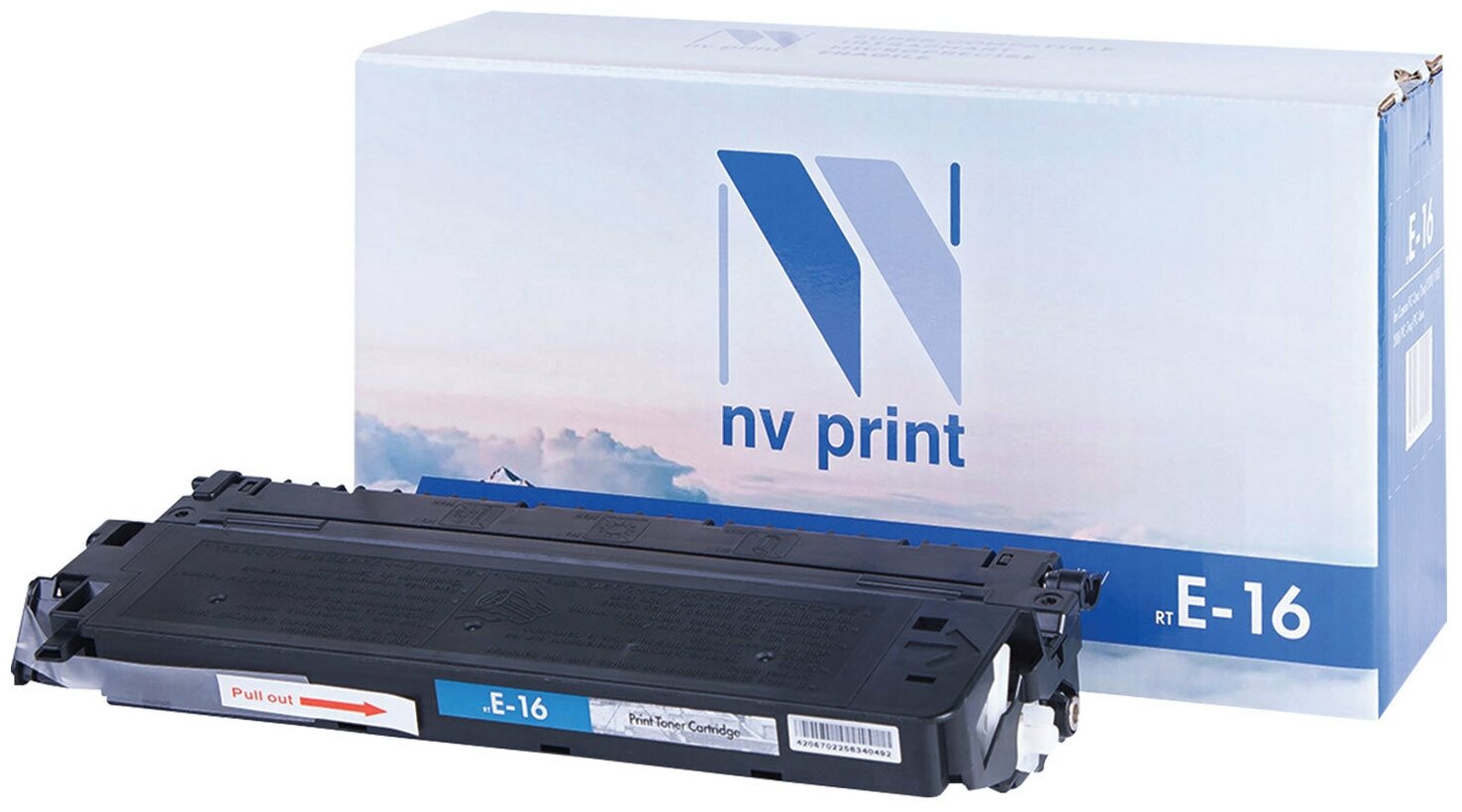 Картридж для лазерных принтеров NV PRINT для Canon FC-108, 128, PC750, 880, 2000 страниц NV-E16