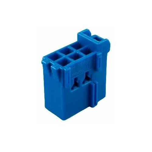 10шт/уп, Колодка пластиковая JPT-3х2F, 5.00мм х 5.50мм, 2.8х0.8мм, синяя, Definum DF-JPT-06F-BU-10PC