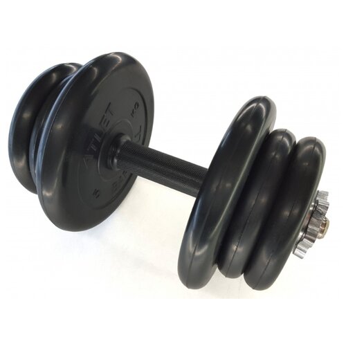 фото Гантели разборные 1 шт по 21.5 кг barbell atlet черный mb barbell