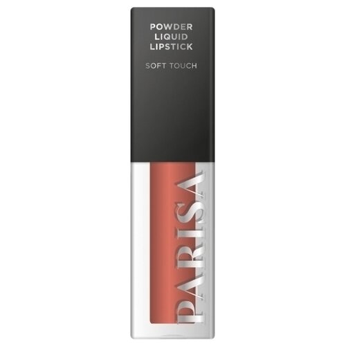 Купить Жидкая помада для губ Parisa Cosmetics Powder Liquid Lipstick LG-112 т.05 Кофе с корицей 4, 5 мл, коричневый