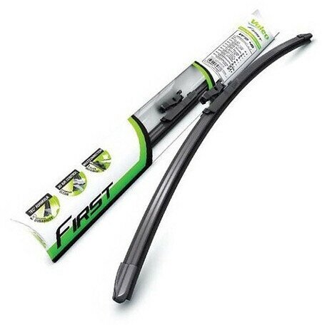 Щетка стеклоочистителя VALEO First FB Multiconnection, 600мм/24", универсальные адаптеры, бескаркасная, передняя, 1 шт, 575008 - фото №6