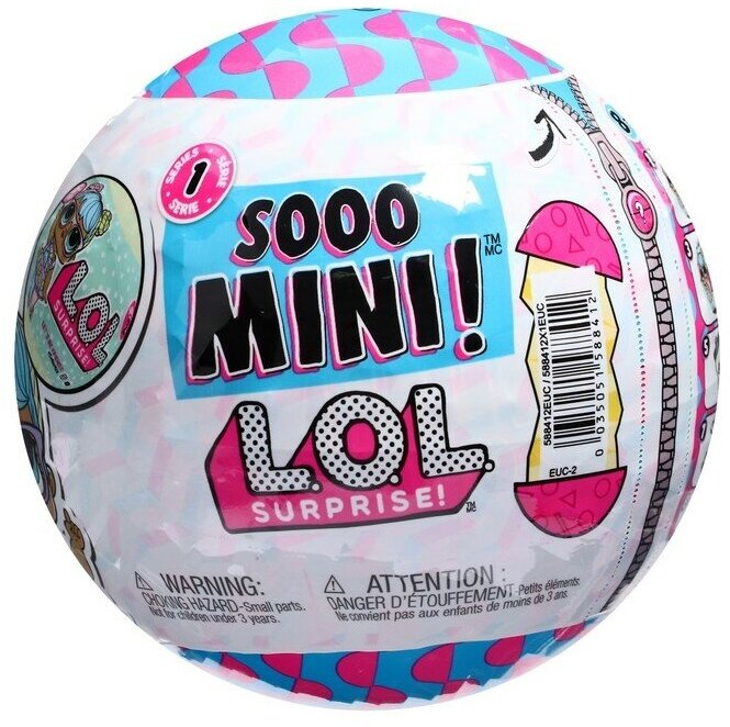 MGA Entertainment Кукла в шаре Sooo Mini! L.O.L. Surprise, с аксессуарами