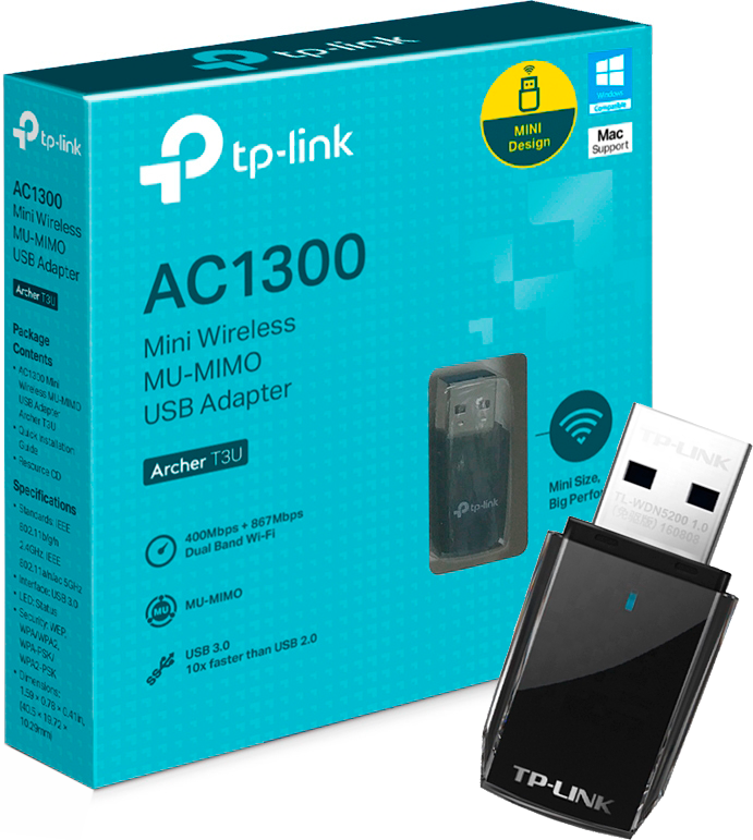 Сетевой адаптер WiFi TP-LINK USB 3.0 - фото №12