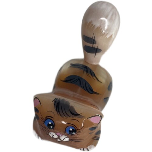 Фигурка котик хвост трубой 5.5х5см