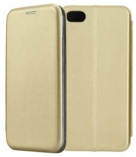 Чехол-книжка Fashion Case для Apple iPhone SE (2020) золотой