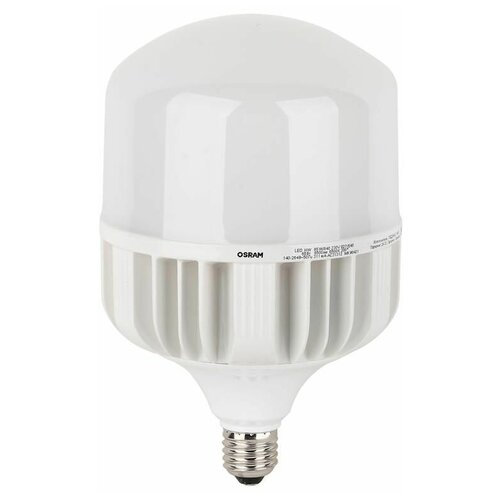 Лампа светодиодная LED HW T 65Вт (замена 650Вт) матовая 6500К холод. бел. E27/E40 6500лм угол пучка 200град. 140-265В PF>/=09 OSRAM 4058075576919