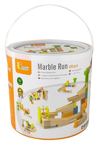 Конструктор Viga Marble Run VG51619 Занимательные горки, 49 дет.