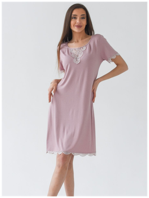 Сорочка Текстильный Край, размер 58, розовый