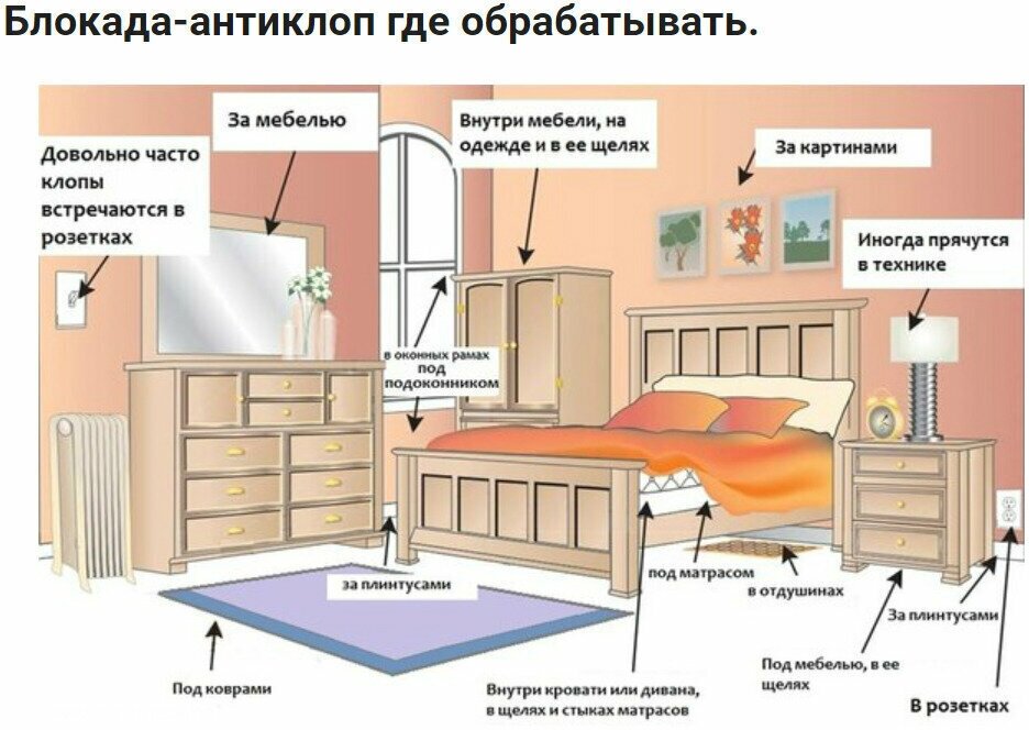 Блокада Антиклоп средство от постельных клопов 0,5 л - фотография № 15