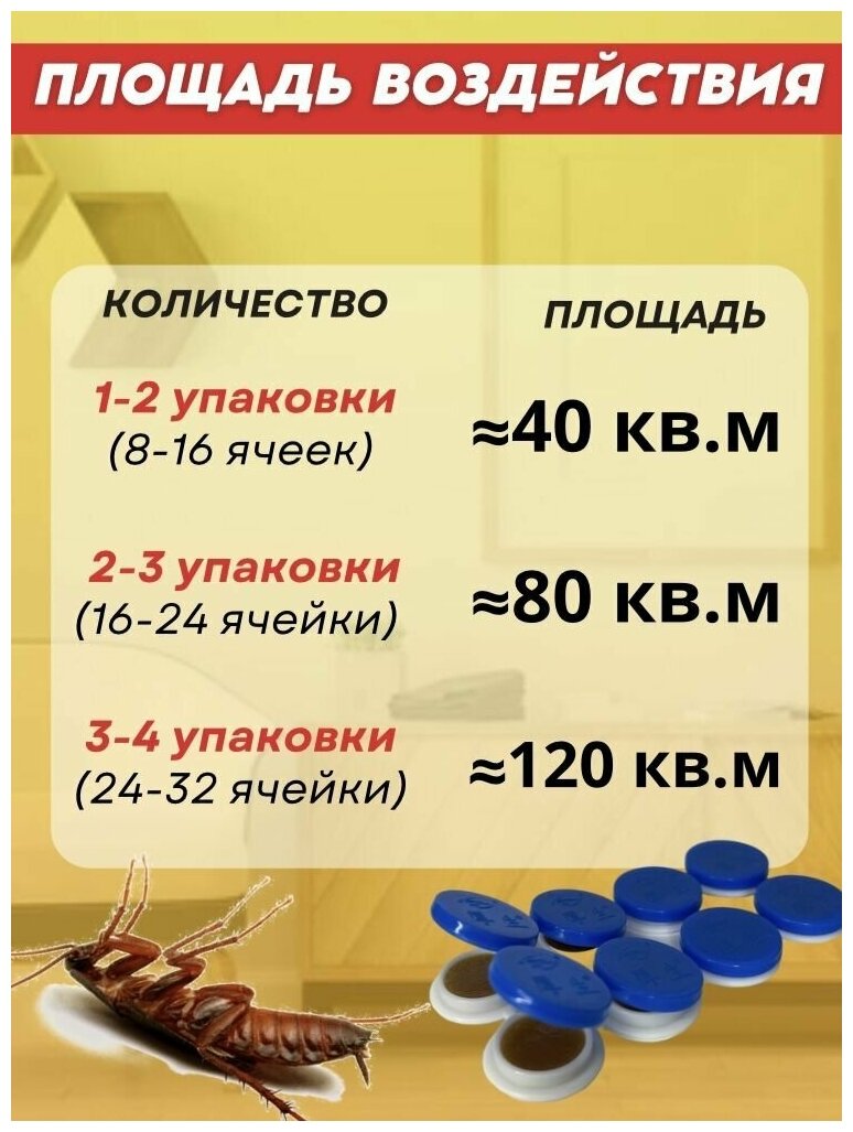 Cредство от тараканов китайское отрава гель приманка 8 капсул - фотография № 7