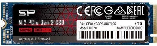 Накопитель SSD Silicon Power UD80 1Tb PCI-E x4 M.2 (SP01KGBP34UD8005)