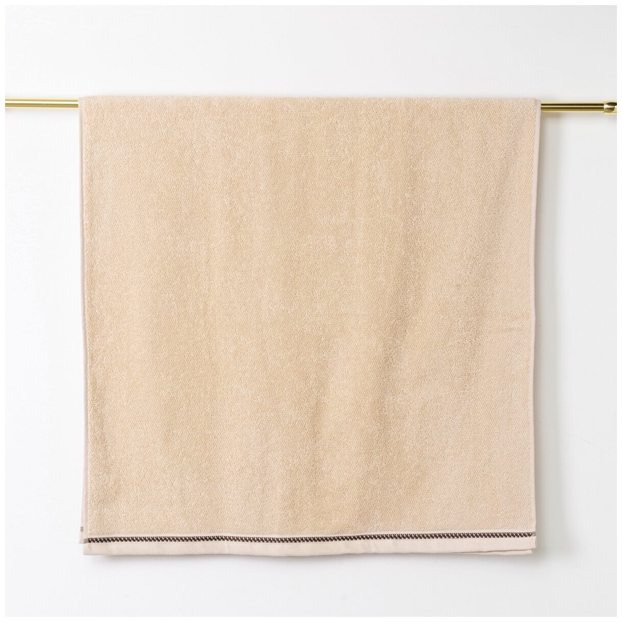 Махровое полотенце Dina Me (QD-0537-2) 70х140 см, цвет - Светло- бежевый, плотность 550 гр.