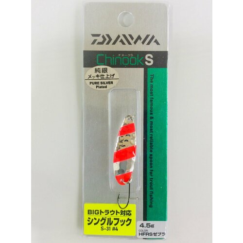 Блесна DAIWA CHINOOK 4.5g 35mm daiwa блесна chinook s 21г hfrs zebra