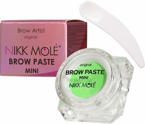 Brow Paste зеленое яблоко неон MINI Nikk Mole (10 гр)