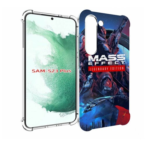 Чехол MyPads Mass Effect Legendary Edition для Samsung Galaxy S23 Plus + задняя-панель-накладка-бампер чехол mypads mass effect legendary edition для motorola edge plus задняя панель накладка бампер