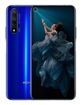 Смартфон HONOR 20 6/128 ГБ, Dual nano SIM, голубой сапфир