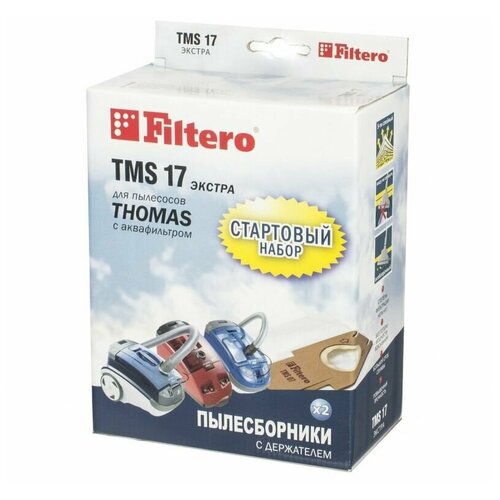 Filtero TMS 17 (2+1) стартовый набор, для ТHOMAS filtero набор tms 18 экстра стартовый белый 2 шт