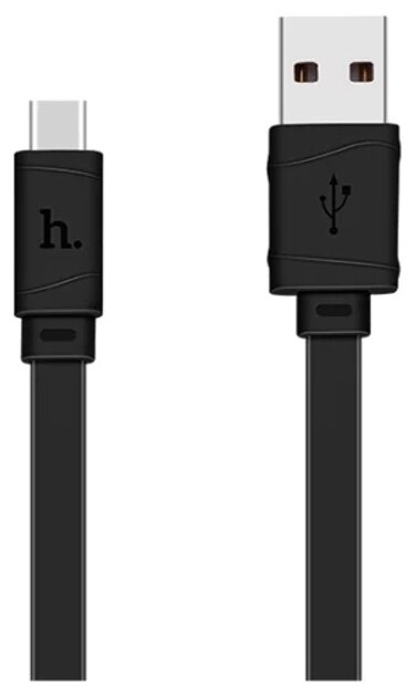 Кабель USB HOCO (X5 Bamboo) Type-C (1м) (черный)