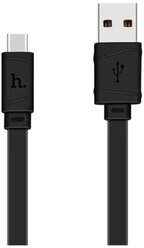 Кабель USB HOCO (X5 Bamboo) Type-C (1м) (черный)