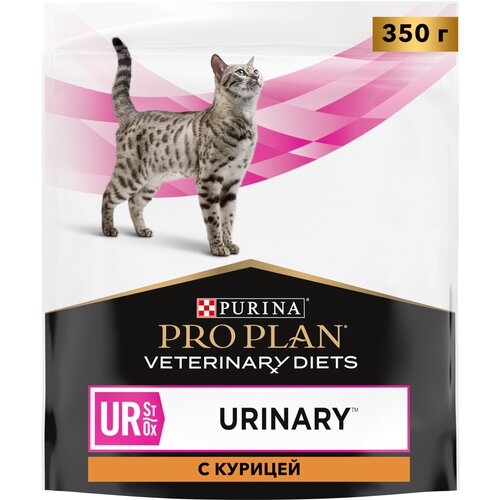 Сухой корм для кошек Pro Plan Veterinary Diets UR при болезни мочевыводящих путей c курицей 350 г
