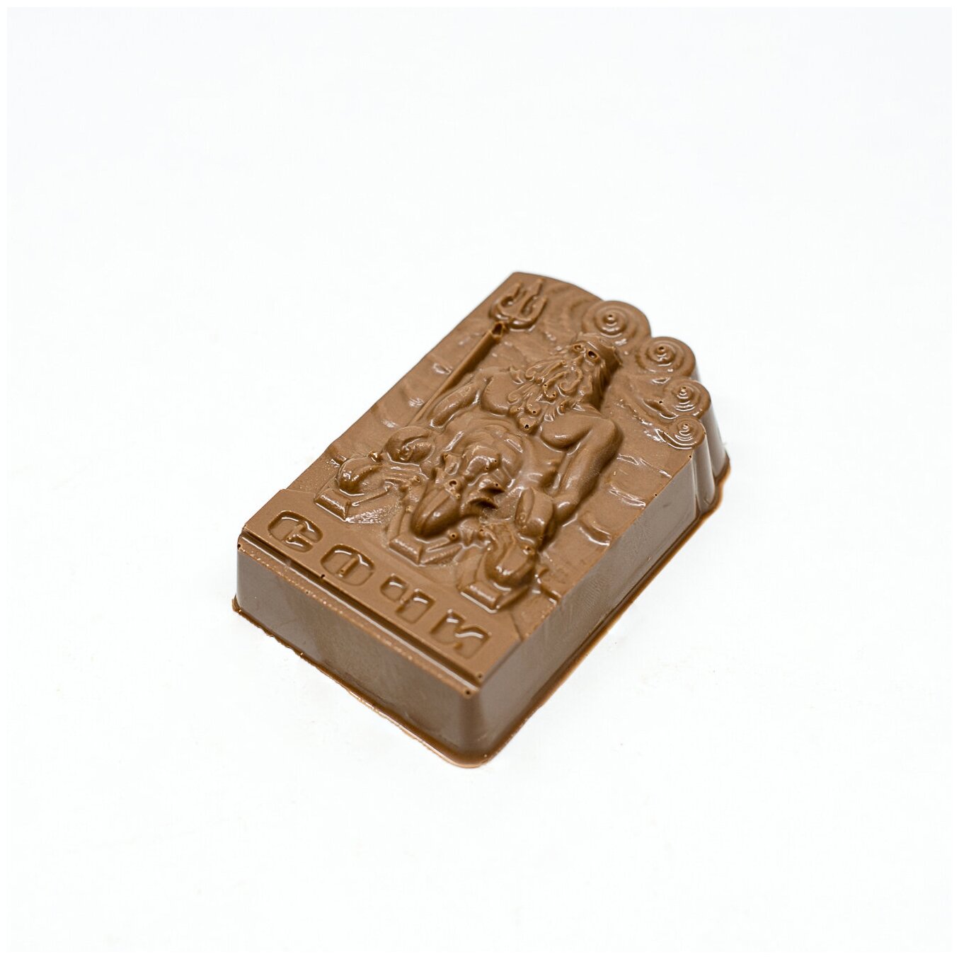 Подарочная шоколадная фигура Frade/Фраде - Сочи Нептун (вес-120г) (молочный)