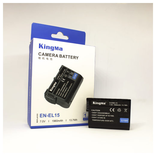 Аккумулятор, сменная батарея Kingma EN-EL15 для фото/видео камер Nikon (1960 mAh)