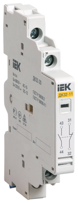 Блок вспомогательных контактов IEK DMS11D-AE11