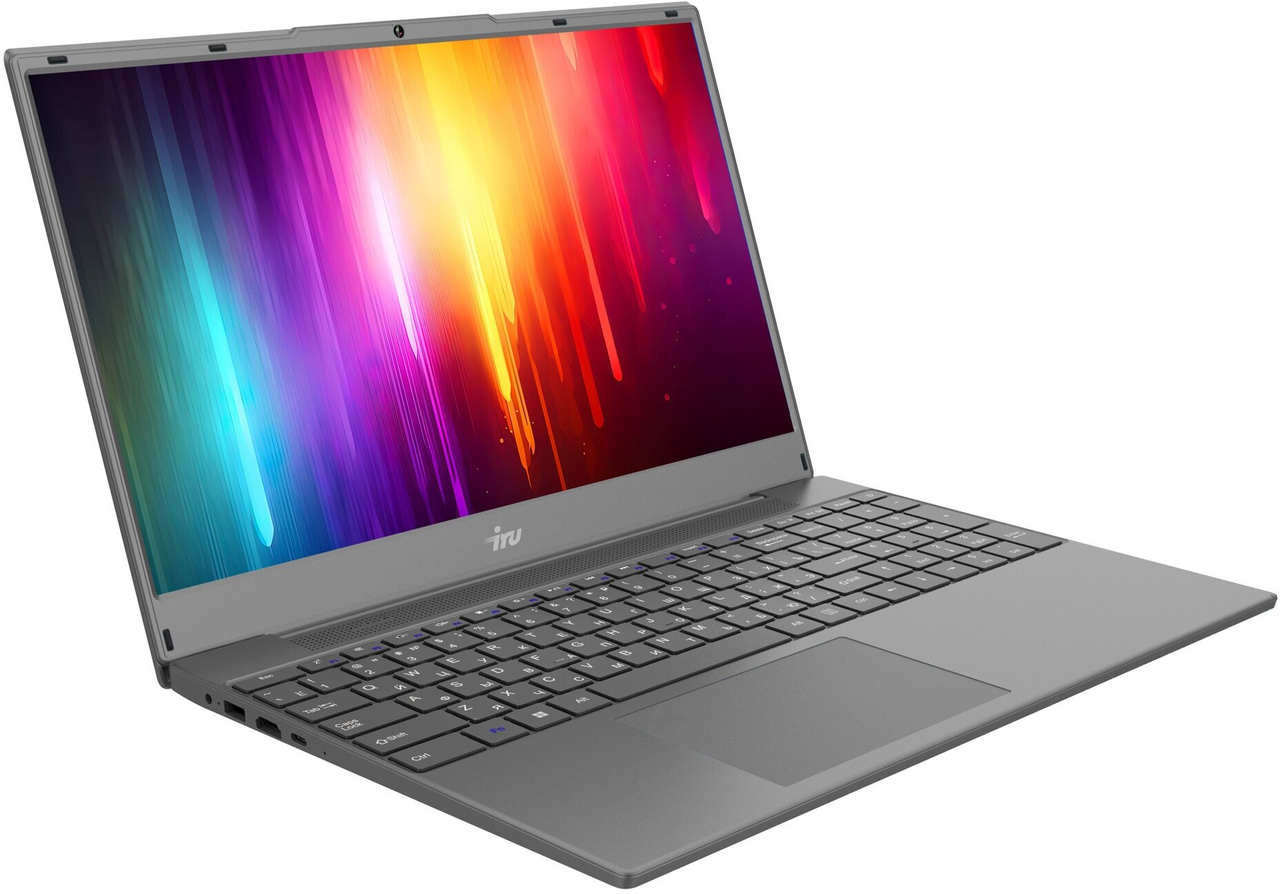 Ноутбук iRU Калибр 15PH, 15.6" (1920x1080) IPS/AMD Ryzen 5 5500U/16ГБ DDR4/512ГБ SSD/Radeon Graphics/Windows 11 Pro, черный (2009305)