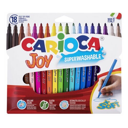 Carioca Фломастеры Joy (40555), 12цв.