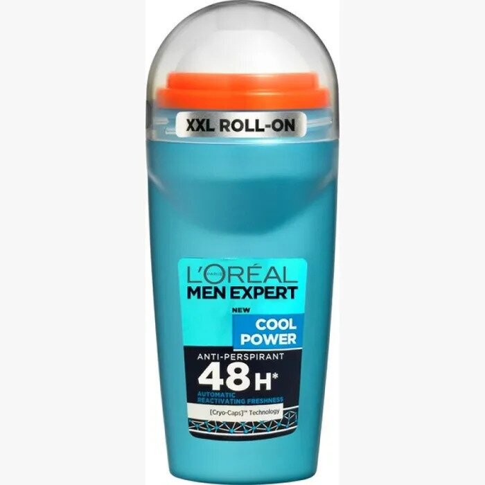 L'Oreal Paris Men Expert cool power шариковый антиперспирант 50 мл, (из Финляндии)