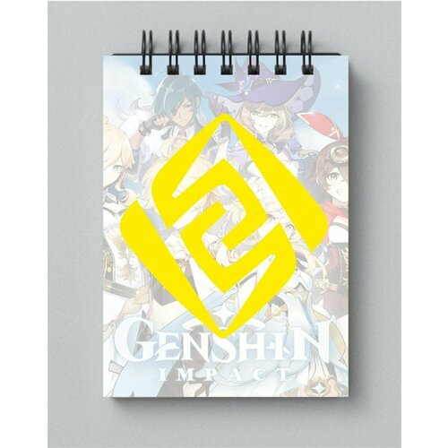 Блокнот стихия Геншин Импакт - Genshin Impact № 34