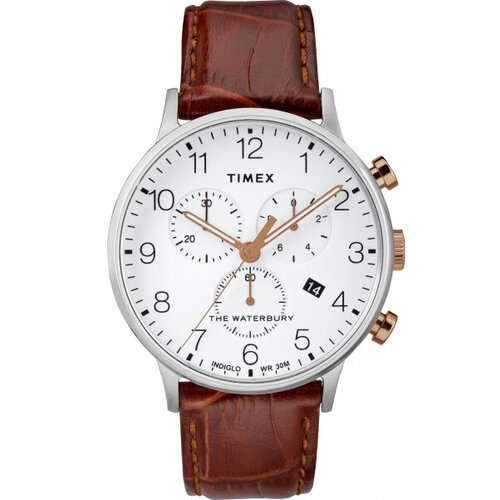 фото Наручные часы timex наручные часы timex tw2r72100, белый, коричневый