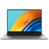 Ноутбук Huawei MateBook D 16 RLEF-X (Intel Core i5-12450H 1.5GHz/16.1"/1920x1200/16GB/512GB SSD/DOS) 53013TPC, Space Gray