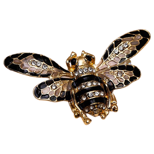 фото Queen fair брошь пчела с ажурными крыльями 3723998