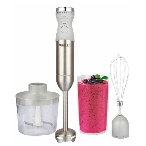 Блендер Kelli 5127 1500Вт 2 скорости 3в1 мерный стакан 199000₽