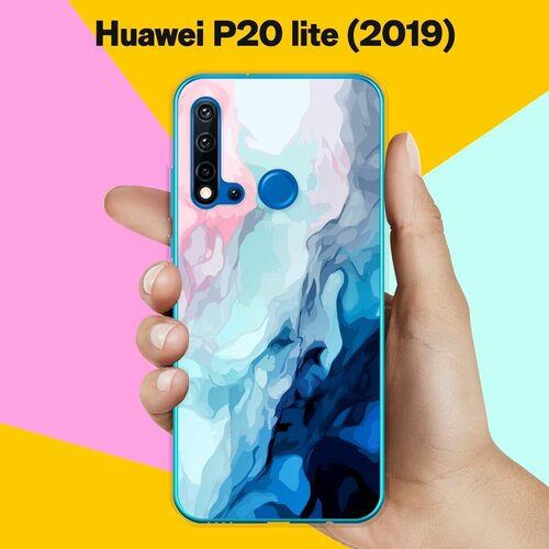 Силиконовый чехол на Huawei P20 lite 2019 Акварель / для Хуавей П20 Лайт 2019 силиконовый чехол фиолетово зеленый мрамор на huawei p20 lite 2019 хуавей п20 лайт 2019