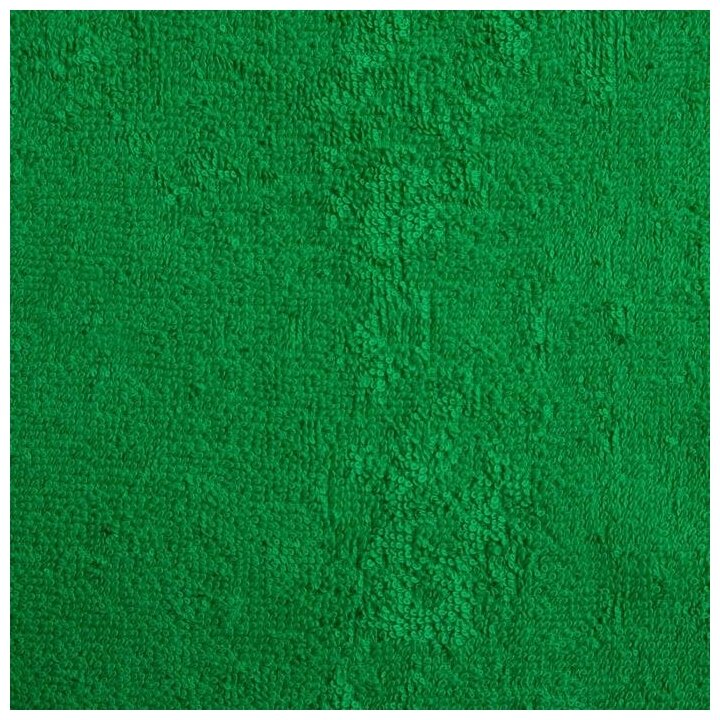 Полотенце махровое Экономь и Я 50х90 см, цв. зеленый, 100% хлопок, 320 гр/м2 - фотография № 2
