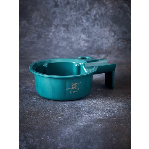 Чаша для бритья мужская/Чаша для взбивания пены Pearl SSB-15 (зеленая)