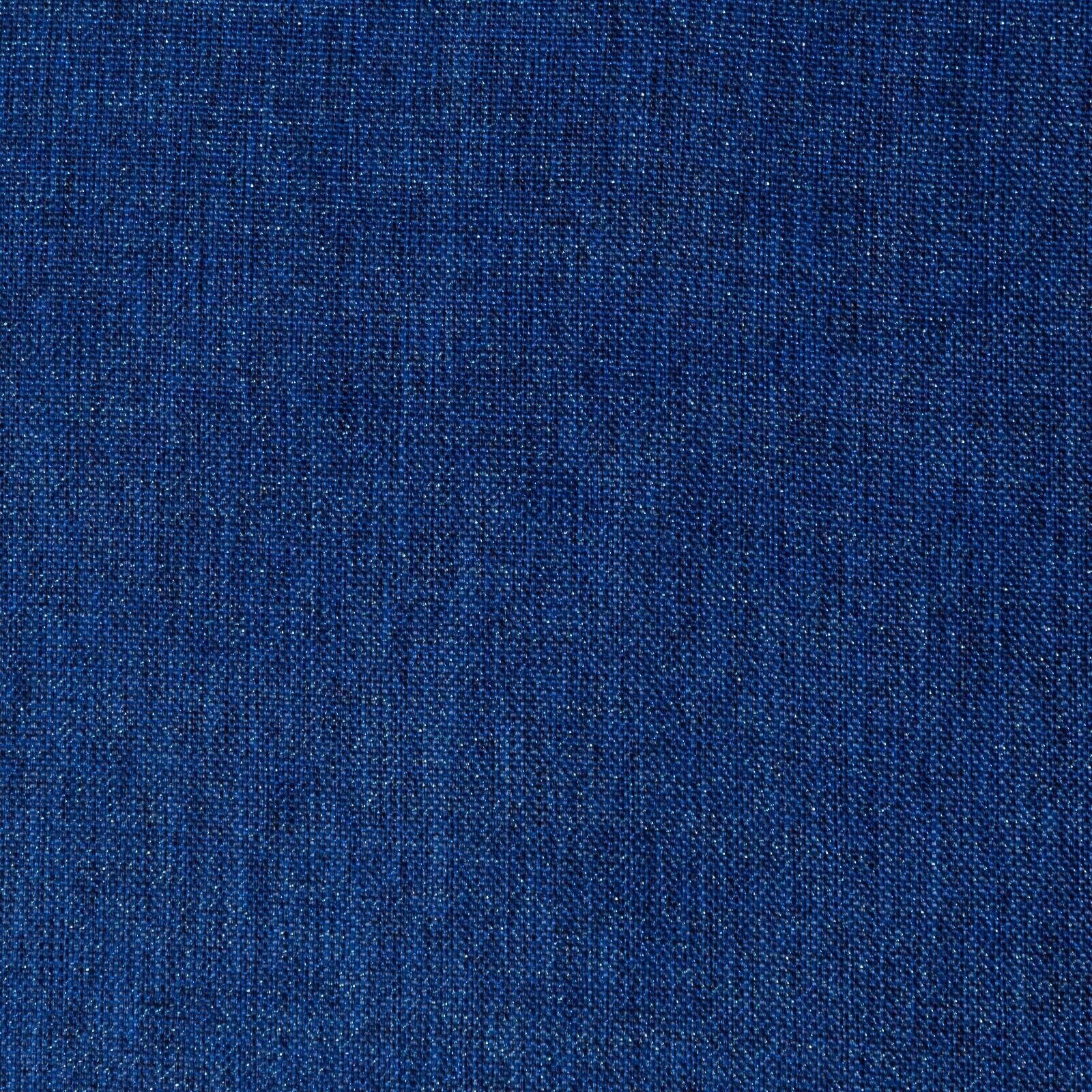 Штора портьерная Этель "Блеск" цв.синий на люверсах 260х250 см,100% п-э - фотография № 2