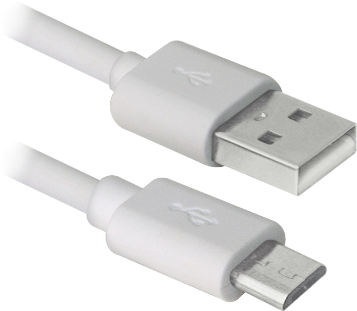 Кабель USB 2.0 A - micro USB 5pin (m-m), 3м белый USB08-10BH Defender