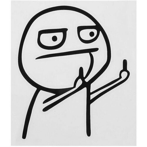 Наклейка на авто 105 х 12 см черный 342₽