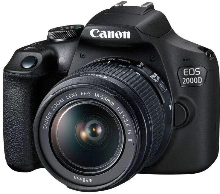 Фотоаппарат CANON EOS 2000D Kit + EF-S 18-55 IS II