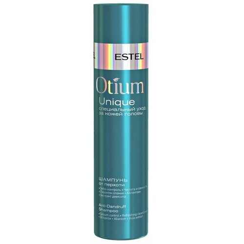 шампунь для объёма сухих волос estel professional otium volume 250 мл Шампунь от перхоти OTIUM UNIQUE, 250 мл