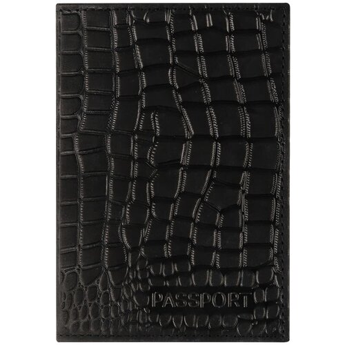 Обложка для паспорта OfficeSpace 339849, черный обложка для паспорта officespace россия кожа тиснение красная