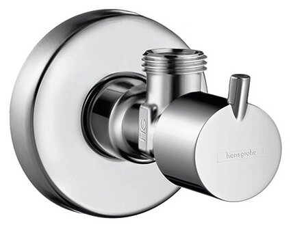 Запорный клапан hansgrohe S 1/2 13901000 муфтовый (НР/НР), латунь