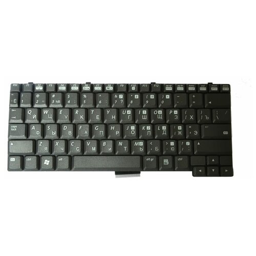 Клавиатура для ноутбуков HP N400C, N410C RU, Black наушники nakatomi es b31 black