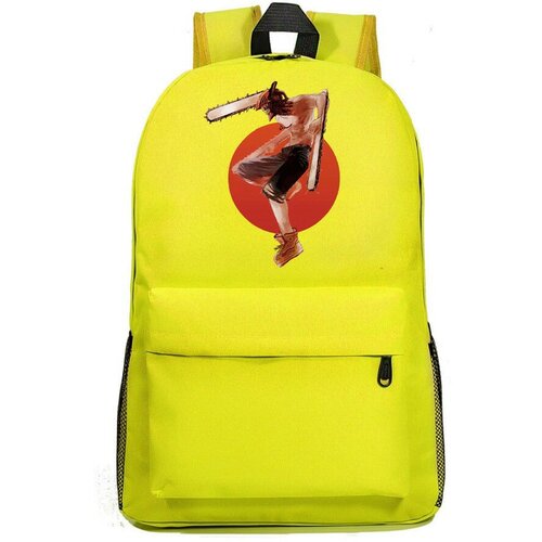 Рюкзак Человек-бензопила Дэнджи (Chainsaw Man) желтый №1 рюкзак человек бензопила дэнджи chainsaw man оранжевый 1