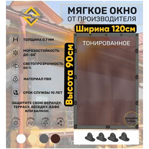 Мягкие окна (ПВХ) 90х120