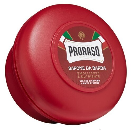 Мыло для бритья Красная Сандал и Масло ши Proraso, 150 мл