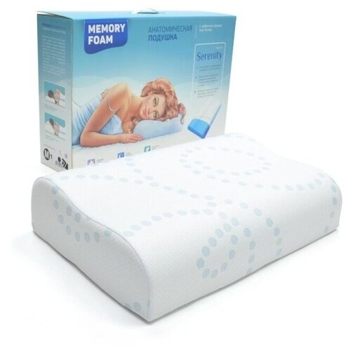 фото Анатомическая подушка memory foam serenity l